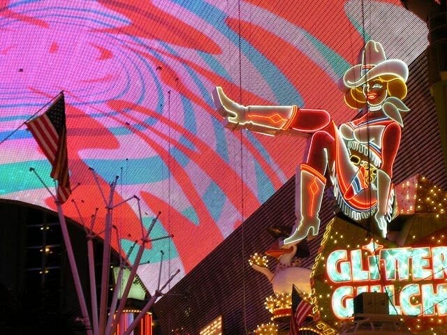 Glitter Gulch las vegas - qué ver en la Costa Oeste de Estados Unidos