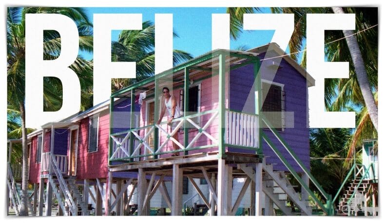 ruta recorrido por Belize