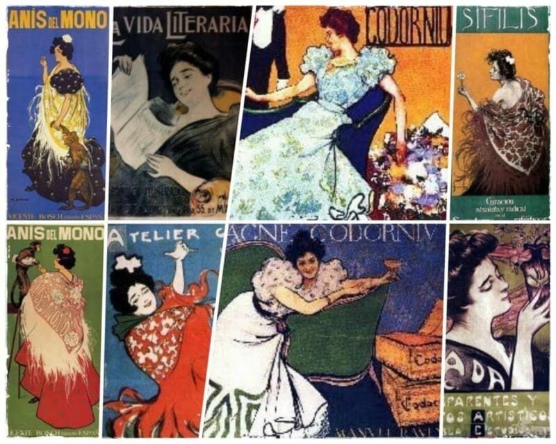 carteles modernistas barcelona