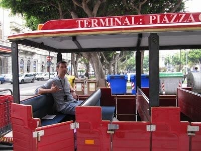 tren turístico cagliaritano qué ver en Cagliari