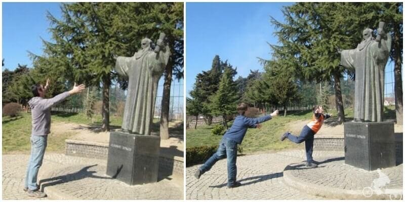 estatua de San Clemente - qué ver en ohrid