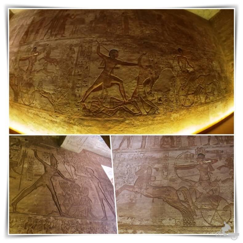 batalla de Kadesh en jeroglíficos