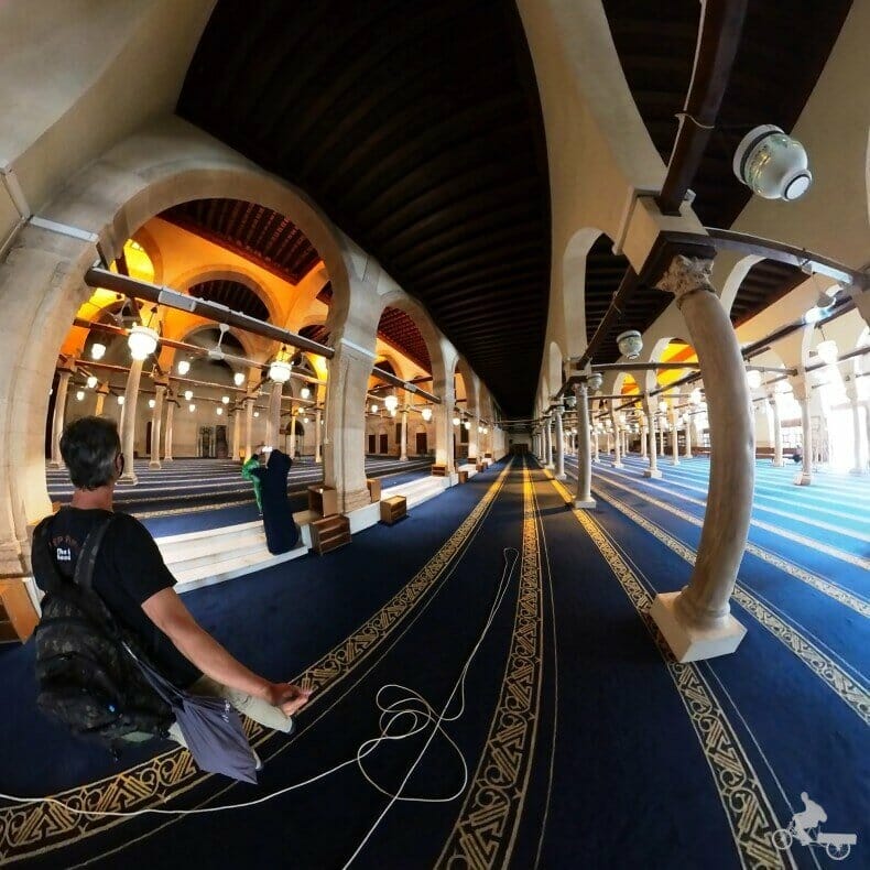 sala oracion mezquita Al Azhar