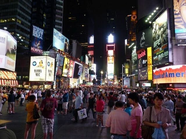 times square - mejores free tours en Nueva York