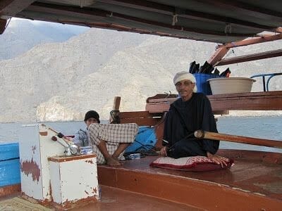 crucero por los fiordos de Musandam