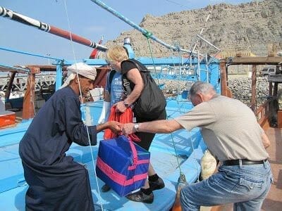 crucero por los fiordos de Musandam
