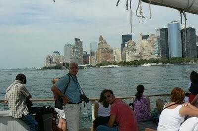 el downtown desde el velero downtown manhattan
