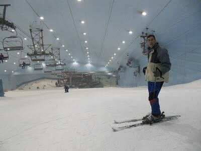 ski dubai en el puente de diciembre