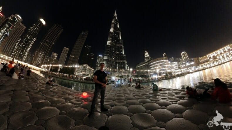 mejor lugar para ver las fuentes de Dubai