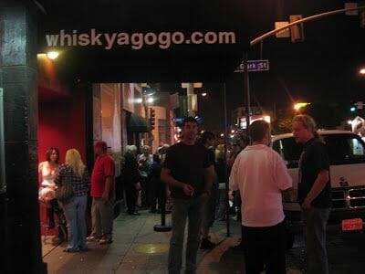 entrada del whisky a gogo en Los Angeles entrada del whisky a gogo en Los Angeles