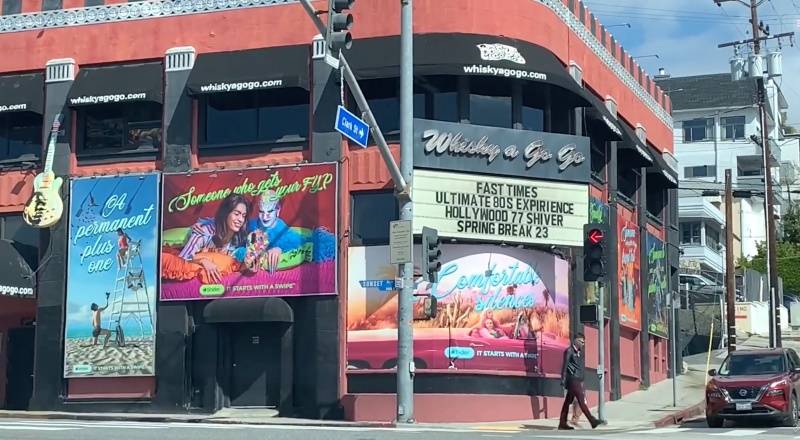 Whisky a Go Go en Los Angeles de día
