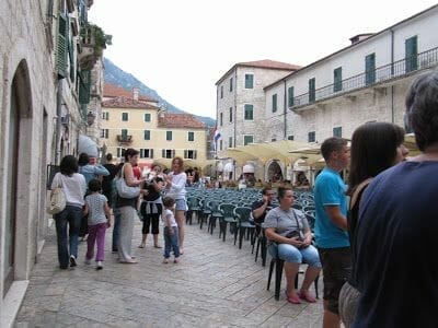 plaza Oruzja plaza Oruzja de Kotor
