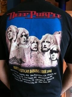 camiseta concierto Deep Purple