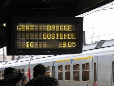tren bruselas a Brujas