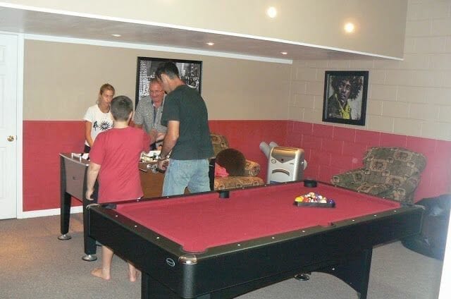 sala de juegos familiar