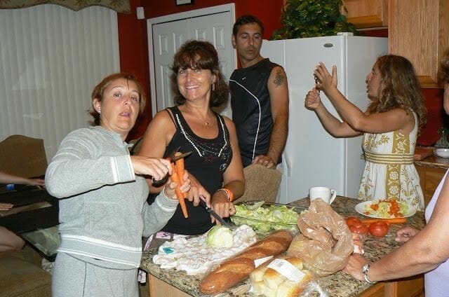 cena en familia en Florida