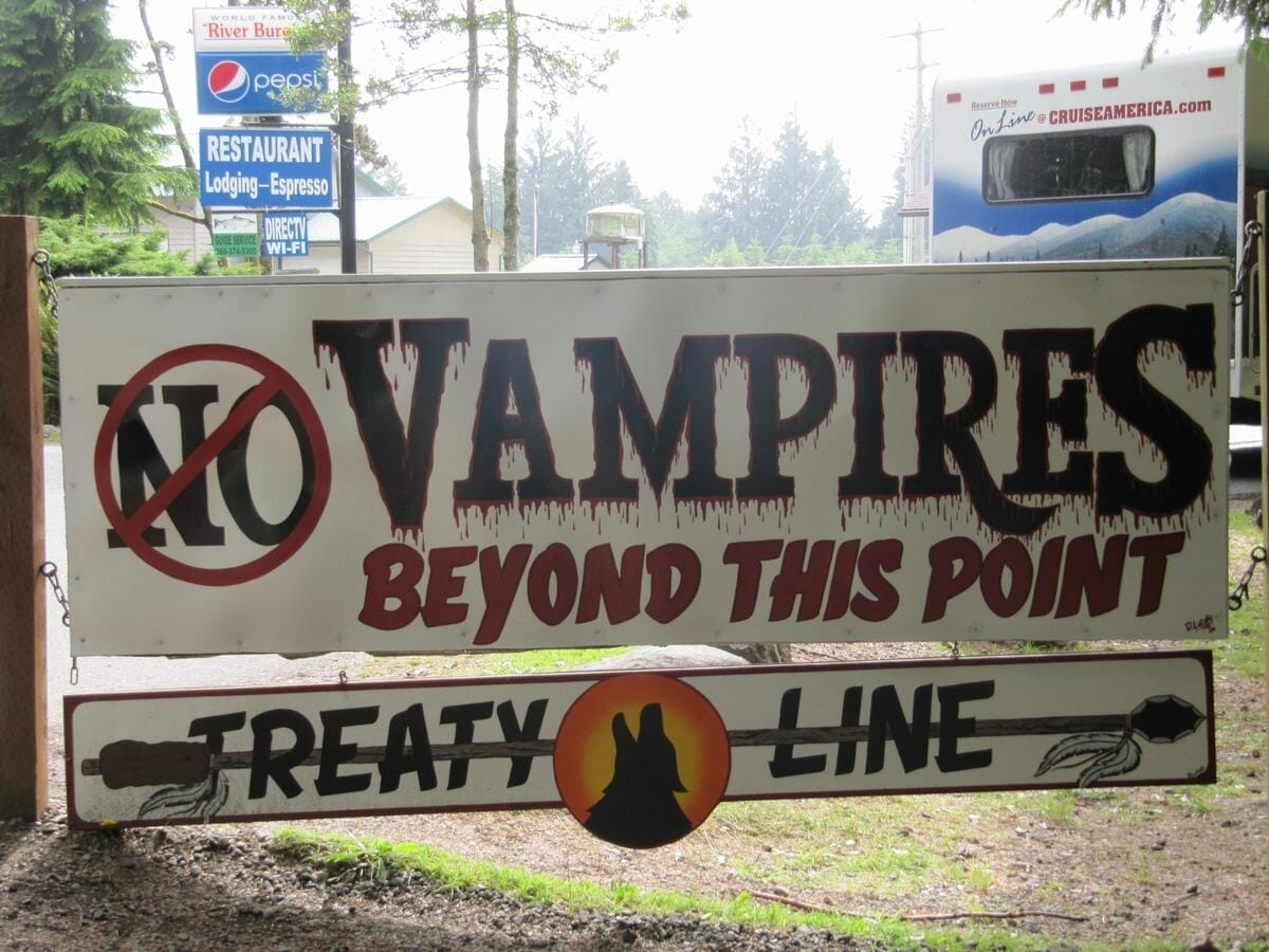 No Vampires beyond this point