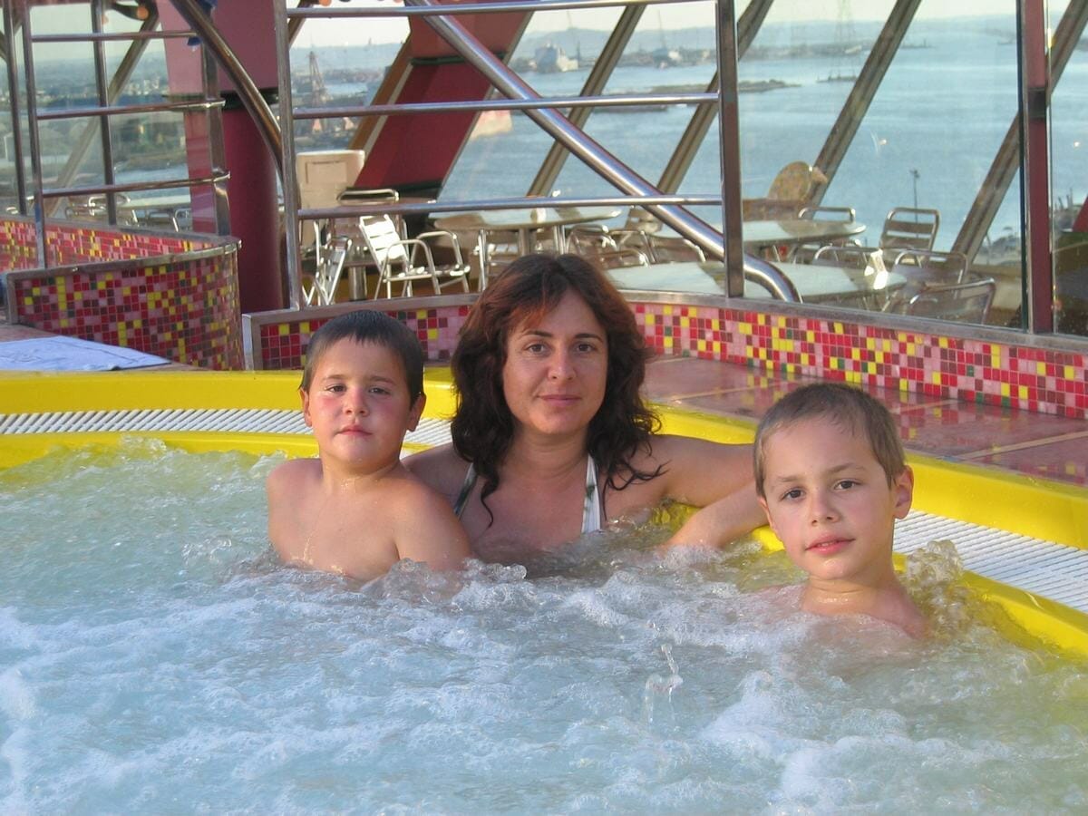 Cruceros con niños, jacuzzi