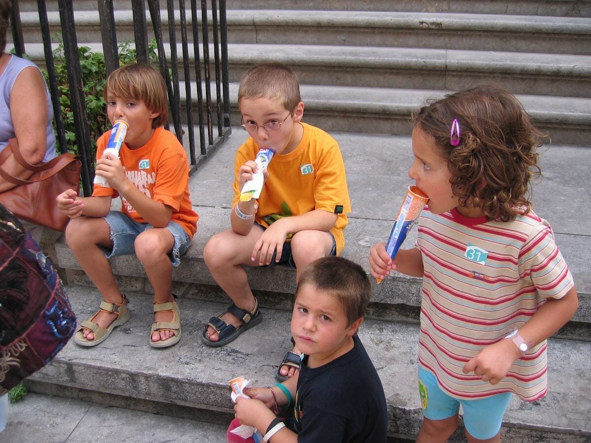 Cruceros con niños, helados en Palermo