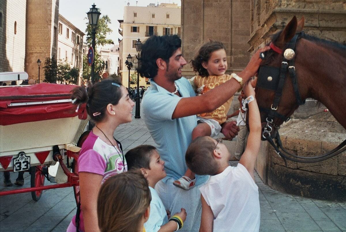Cruceros con niños, caballos