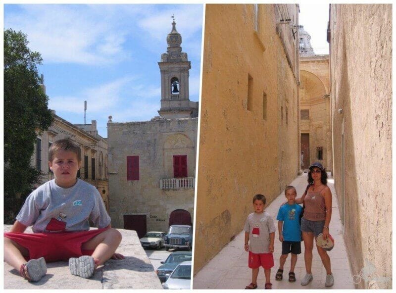 crucero con niños en malta
