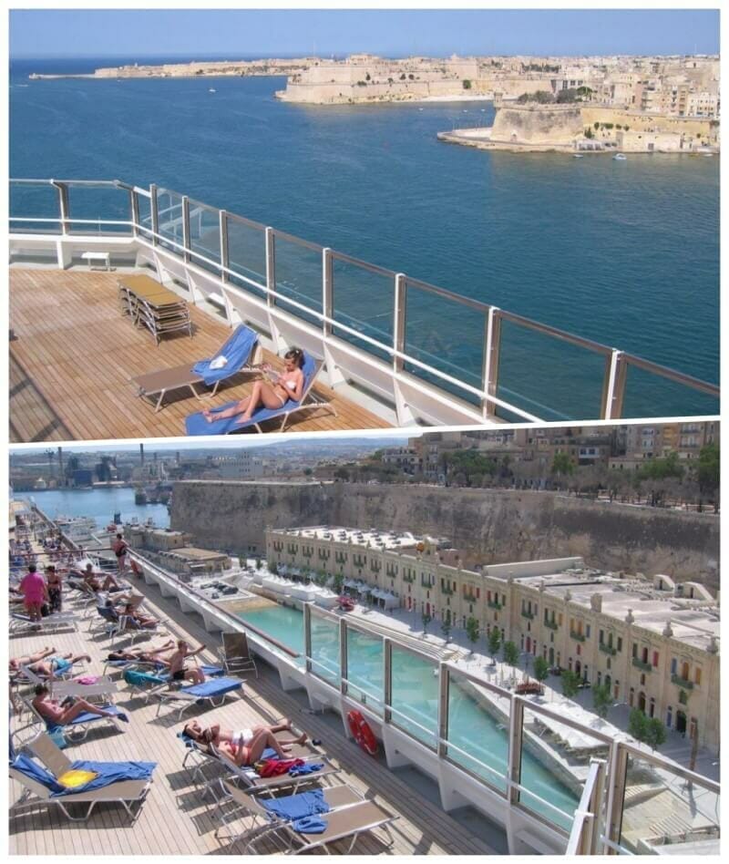 crucero con niños en malta