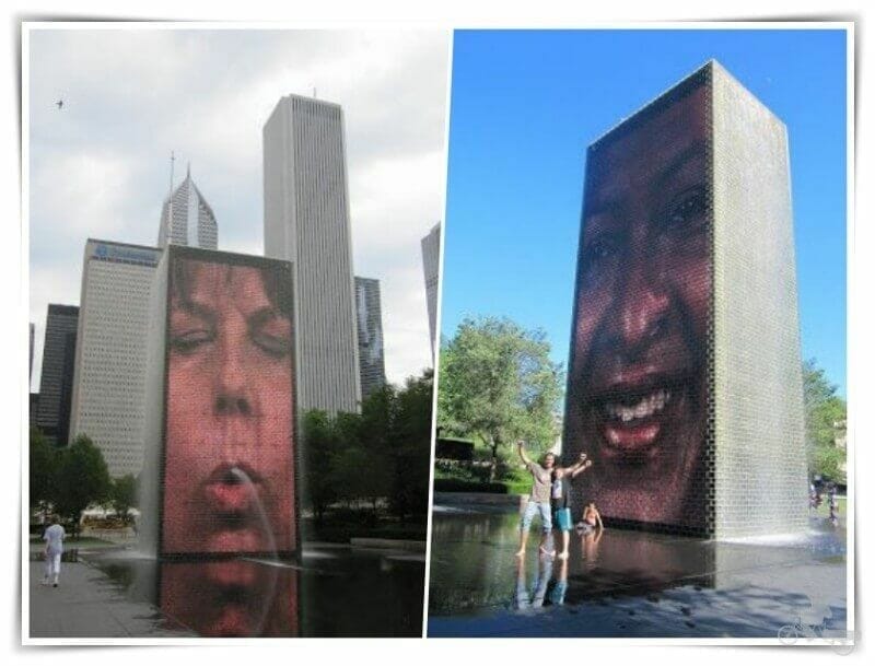 crown fountain chicago