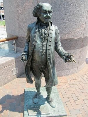 Estatua de John Adams, 2º Presidente