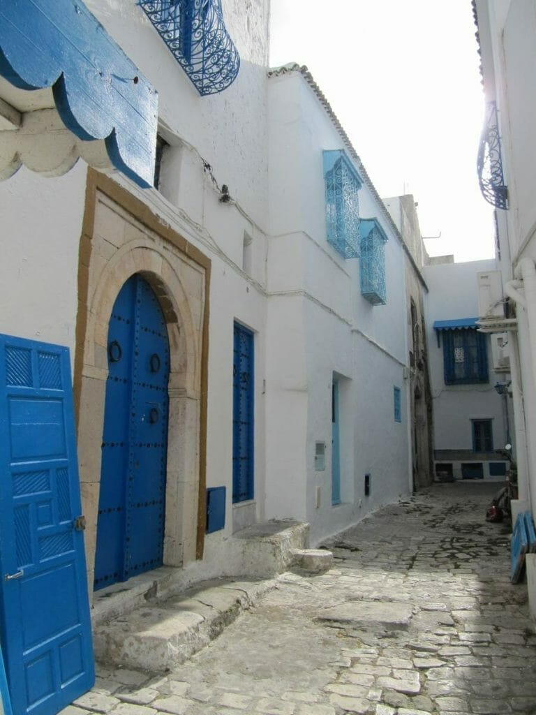 Desde Sidi Bou Said regresamos a Cartago andando