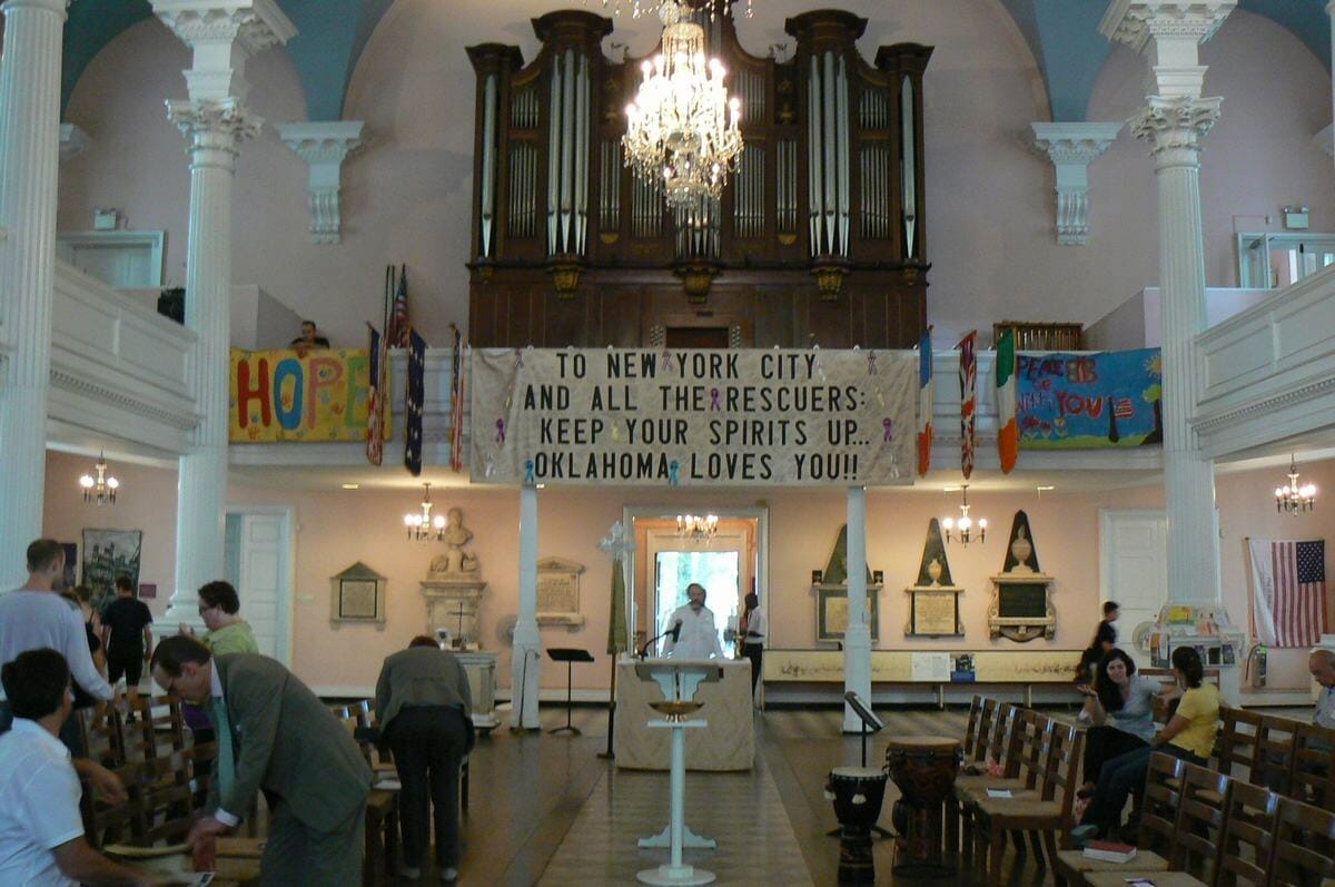Homenaje victimas 11S, St. Paul Chapel