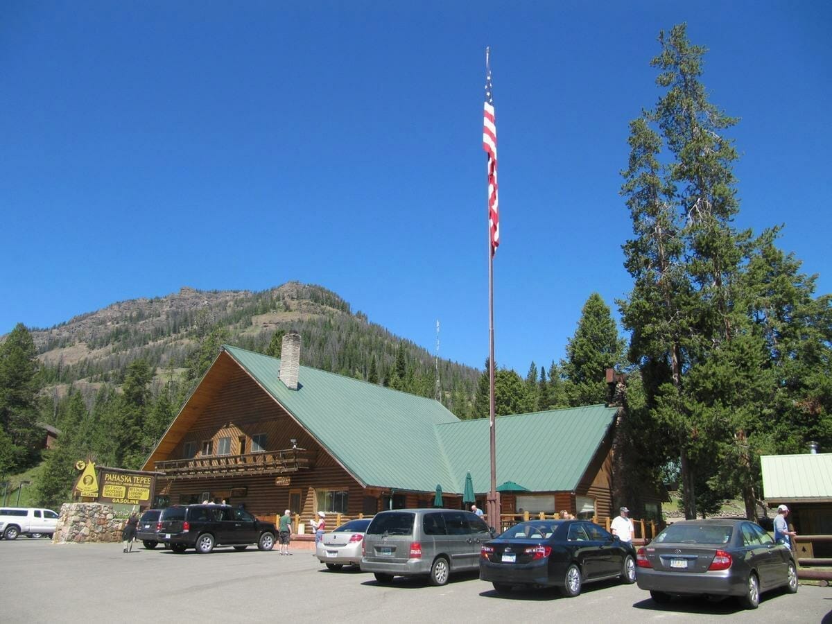 Recepción Pahaska Tepee en Yellowstone