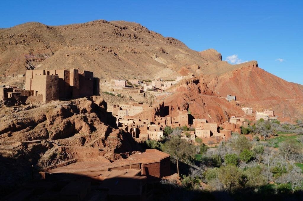 casas marroquís del Alto Atlas