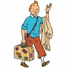 tintín de viaje