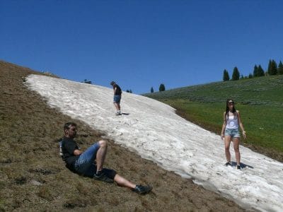 camino a Yellowstone