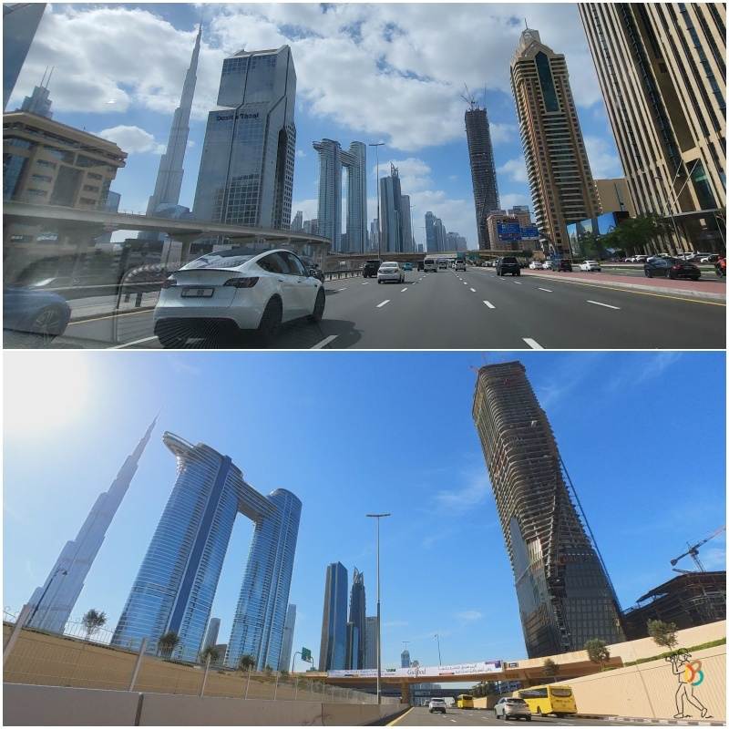 Burj Khalifa desde Sheikh Zayed Road