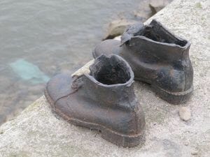 Monumento de los zapatos de Budapest
