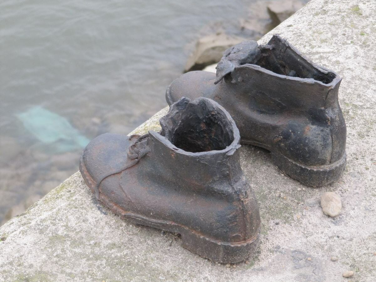 Monumento de los zapatos de Budapest
