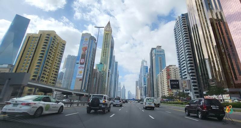 Sheikh Zayed road, la arteria de Dubai