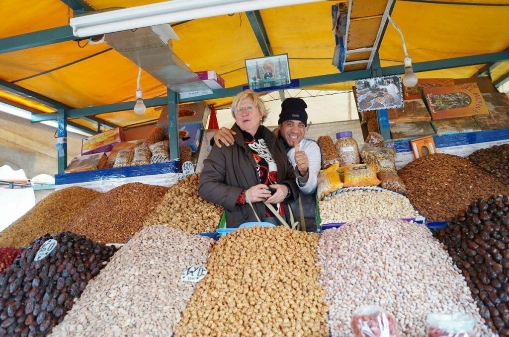 frutos secos, plaza Djemaa el Fna