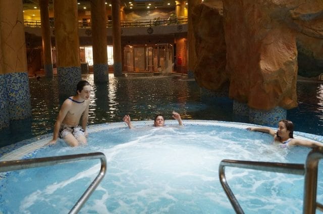 jacuzzis balneario Marina d´Or del hotel 5 estrellas