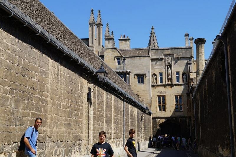 entrada principal New College Oxford