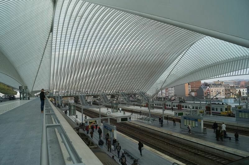 estación de tren de Lieja de Santiago Calatrava