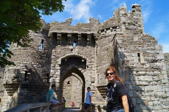 puerta entrada castillo de Beaumaris