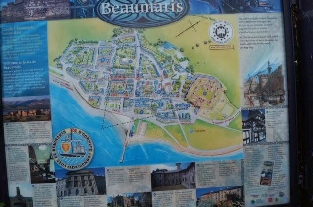 castillo de Beaumaris plano