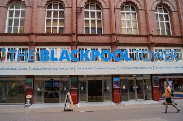 Torre de Blackpool Inglaterra entrada