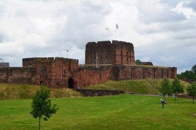 castillo de Carlisle, muro de adriano, castillos normandos