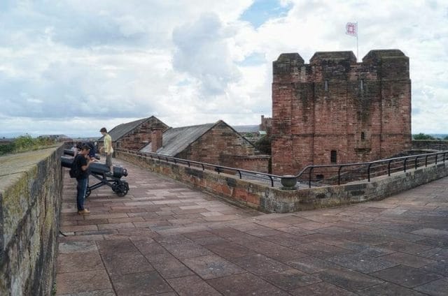 castillo de Carlisle, muro de adriano, castillos normandos, english heritage