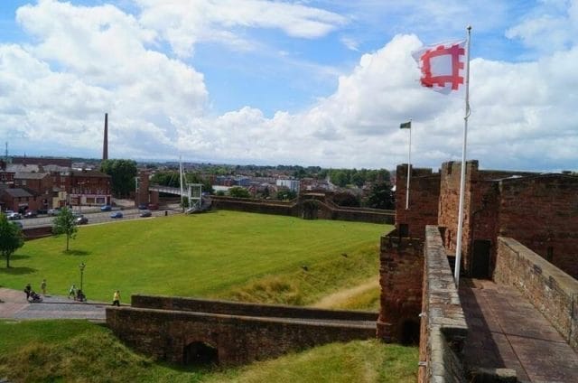 castillo de Carlisle, muro de adriano, castillos normandos, english heritage