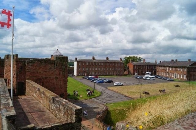 castillo de Carlisle, muro de adriano, castillos normandos, english heritage