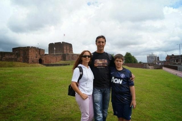 castillo de Carlisle, muro de adriano, castillos normandos